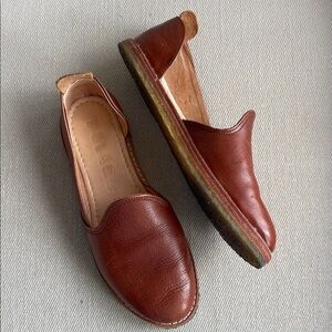 Pelago Turnstone Leather Loafers Size 37 Brown | Vancouver Island Design